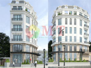 Thiết kế khách sạn lô góc phong cách tân cổ điển tại Long An